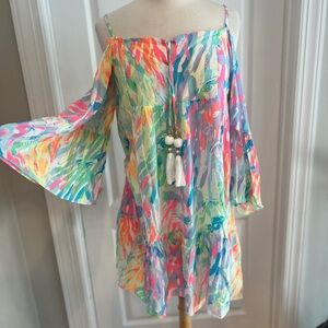 Lilly Pulitzer Colorful Off-Shoulder Dress